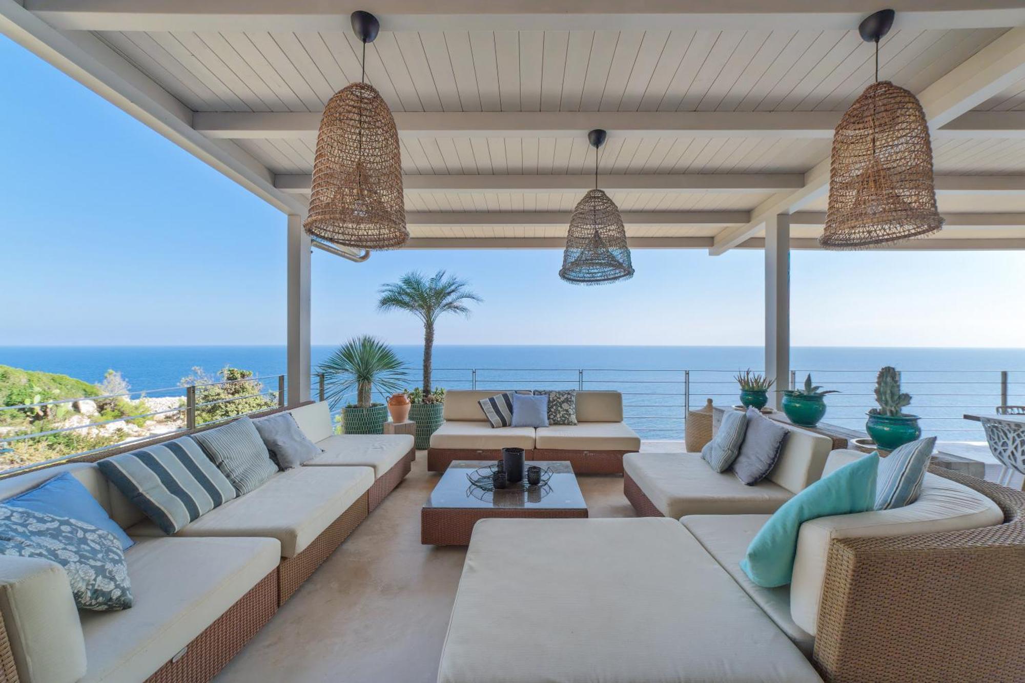 Villa Cliff ガリアーノ・デル・カーポ エクステリア 写真